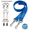 Double Ended Polyester Lanyards 3/4" (20 Mm)